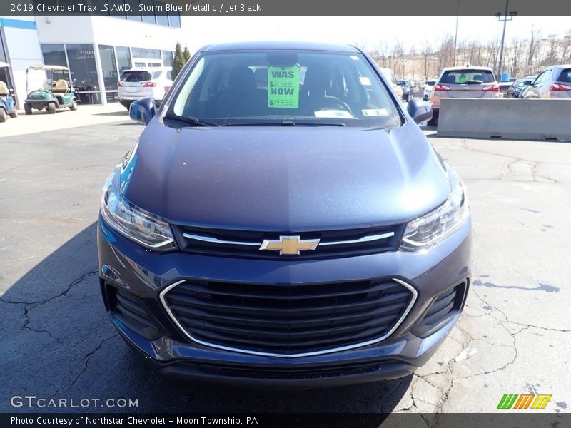 Storm Blue Metallic / Jet Black 2019 Chevrolet Trax LS AWD
