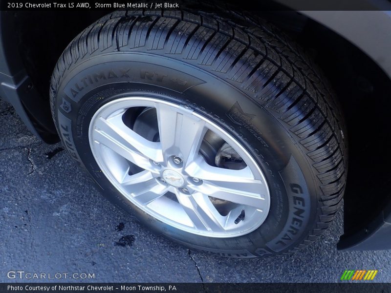 Storm Blue Metallic / Jet Black 2019 Chevrolet Trax LS AWD