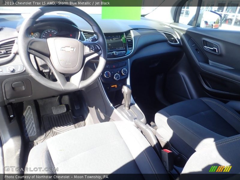 Storm Blue Metallic / Jet Black 2019 Chevrolet Trax LS AWD