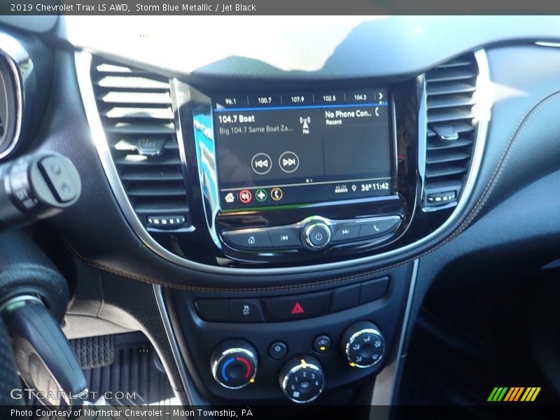 Storm Blue Metallic / Jet Black 2019 Chevrolet Trax LS AWD