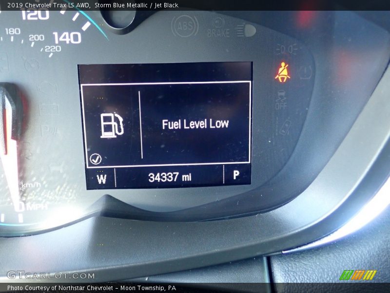 Storm Blue Metallic / Jet Black 2019 Chevrolet Trax LS AWD