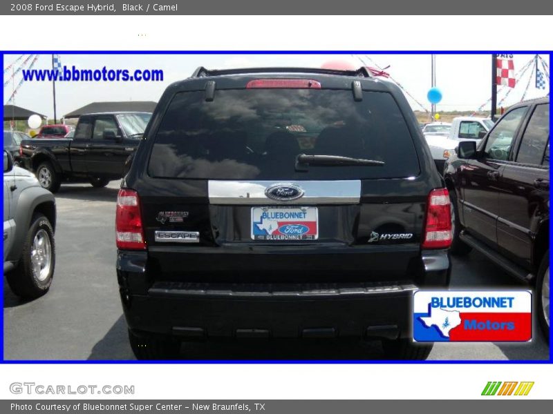 Black / Camel 2008 Ford Escape Hybrid