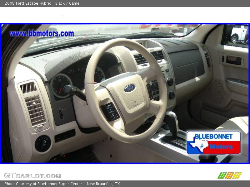 Black / Camel 2008 Ford Escape Hybrid