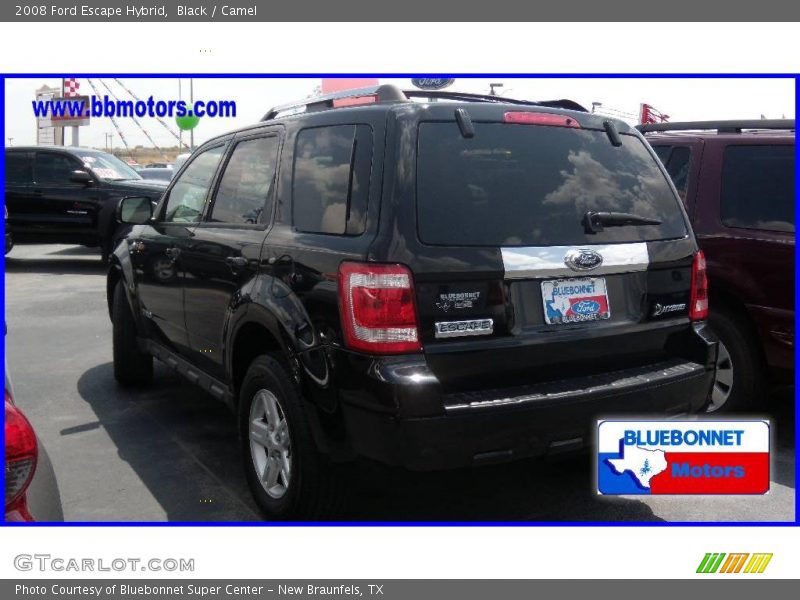 Black / Camel 2008 Ford Escape Hybrid