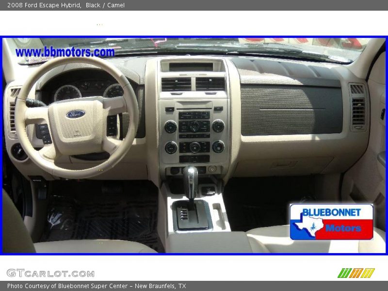 Black / Camel 2008 Ford Escape Hybrid