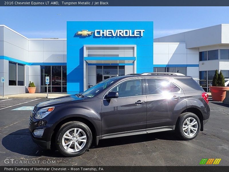 Tungsten Metallic / Jet Black 2016 Chevrolet Equinox LT AWD