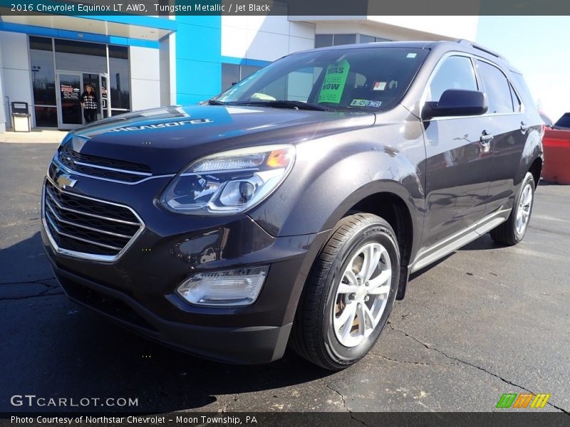Tungsten Metallic / Jet Black 2016 Chevrolet Equinox LT AWD
