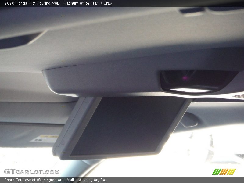 Platinum White Pearl / Gray 2020 Honda Pilot Touring AWD
