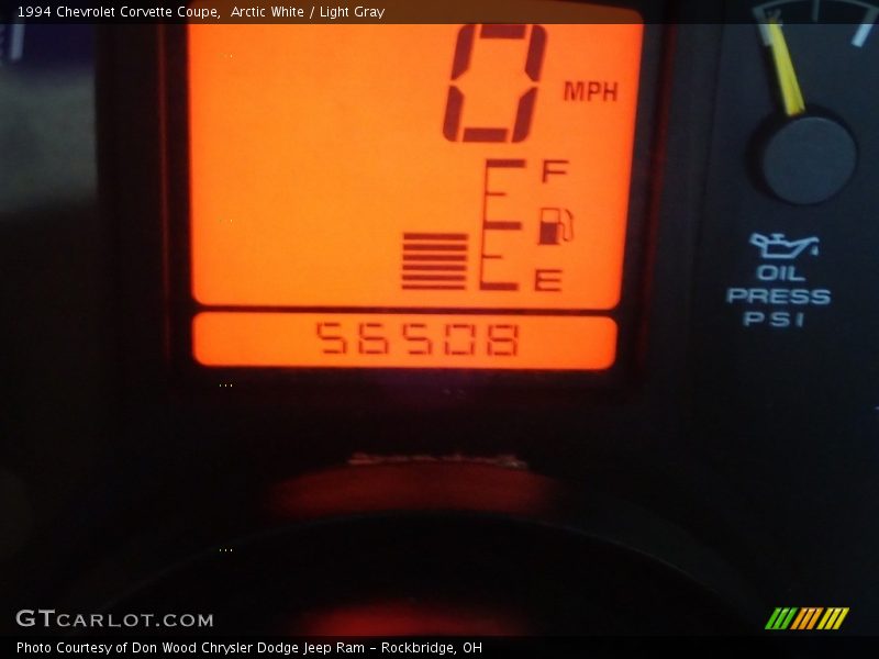 Arctic White / Light Gray 1994 Chevrolet Corvette Coupe
