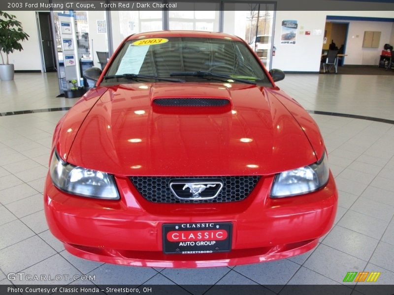 Torch Red / Dark Charcoal 2003 Ford Mustang GT Coupe