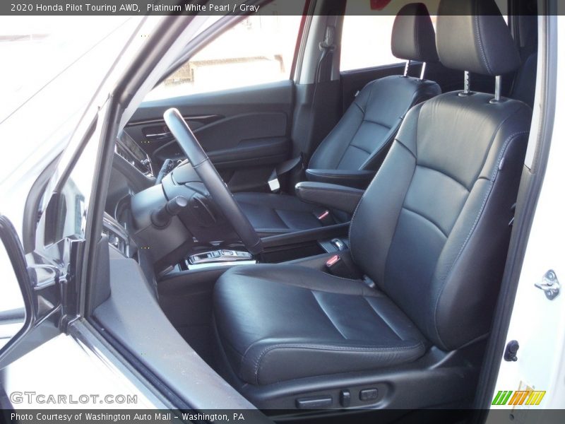 Platinum White Pearl / Gray 2020 Honda Pilot Touring AWD