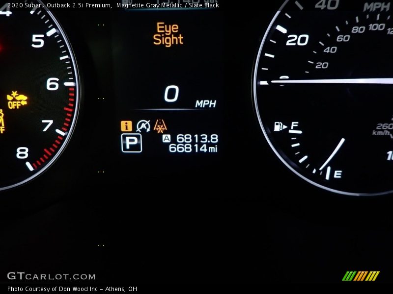 Magnetite Gray Metallic / Slate Black 2020 Subaru Outback 2.5i Premium