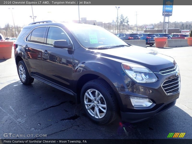 Tungsten Metallic / Jet Black 2016 Chevrolet Equinox LT AWD