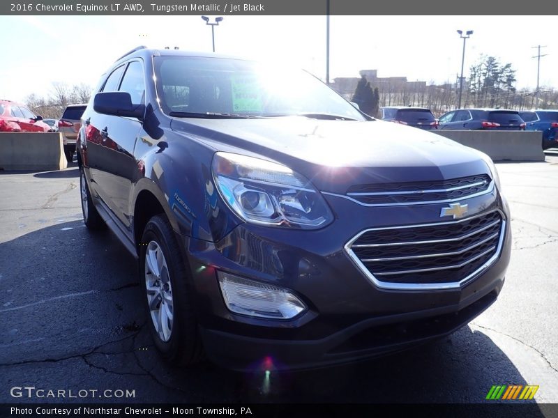 Tungsten Metallic / Jet Black 2016 Chevrolet Equinox LT AWD