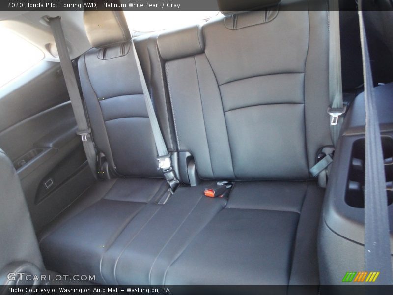 Platinum White Pearl / Gray 2020 Honda Pilot Touring AWD