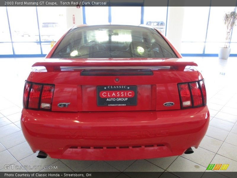 Torch Red / Dark Charcoal 2003 Ford Mustang GT Coupe