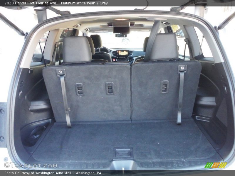 Platinum White Pearl / Gray 2020 Honda Pilot Touring AWD