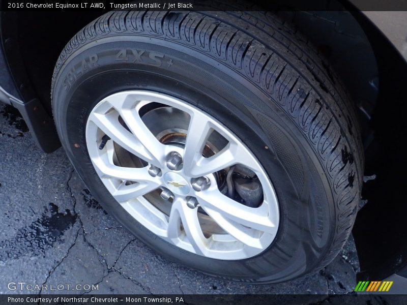 Tungsten Metallic / Jet Black 2016 Chevrolet Equinox LT AWD