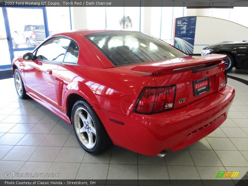 Torch Red / Dark Charcoal 2003 Ford Mustang GT Coupe