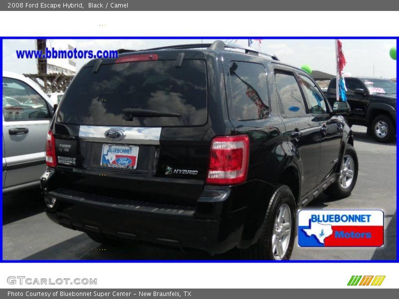 Black / Camel 2008 Ford Escape Hybrid