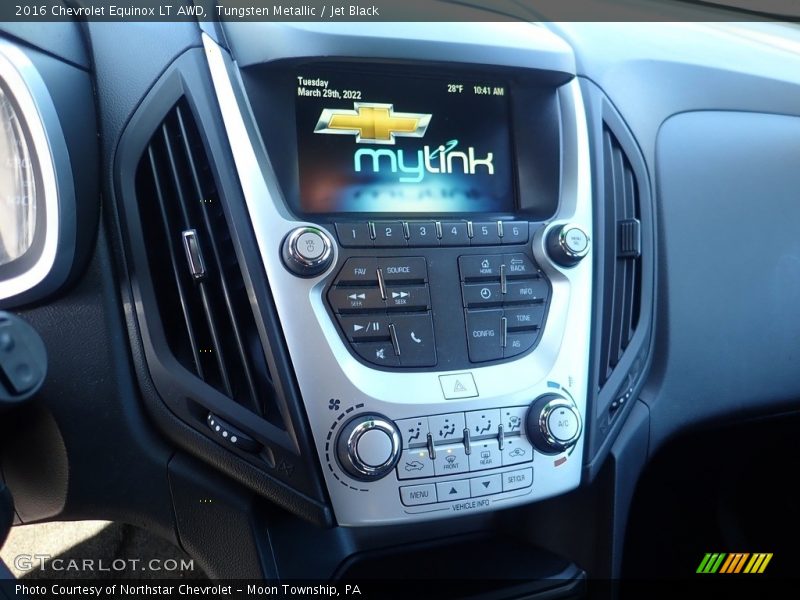 Tungsten Metallic / Jet Black 2016 Chevrolet Equinox LT AWD