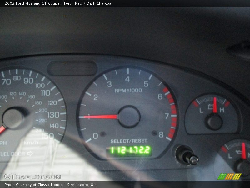 Torch Red / Dark Charcoal 2003 Ford Mustang GT Coupe