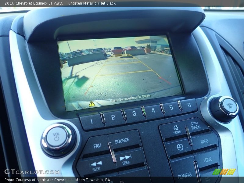 Tungsten Metallic / Jet Black 2016 Chevrolet Equinox LT AWD