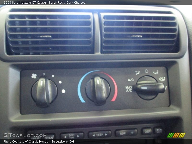 Torch Red / Dark Charcoal 2003 Ford Mustang GT Coupe