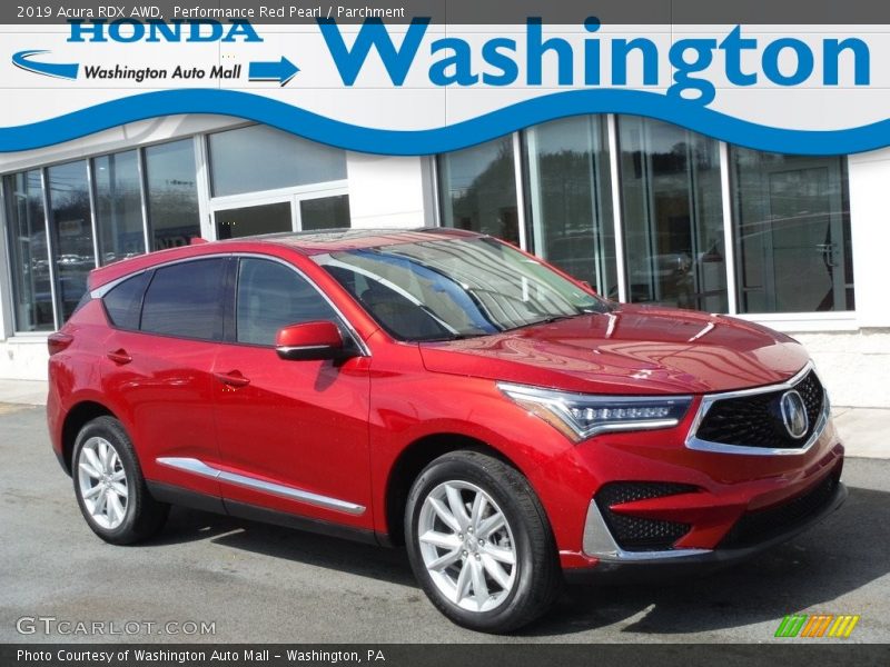 Performance Red Pearl / Parchment 2019 Acura RDX AWD