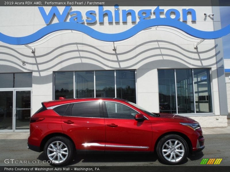 Performance Red Pearl / Parchment 2019 Acura RDX AWD
