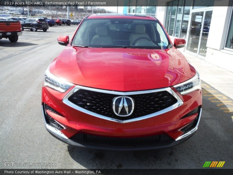 Performance Red Pearl / Parchment 2019 Acura RDX AWD