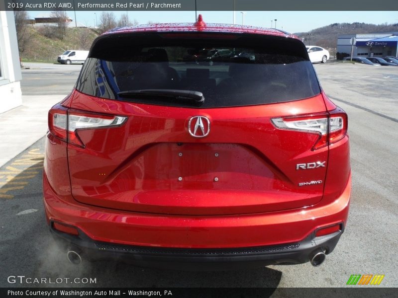 Performance Red Pearl / Parchment 2019 Acura RDX AWD