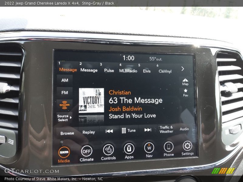 Sting-Gray / Black 2022 Jeep Grand Cherokee Laredo X 4x4