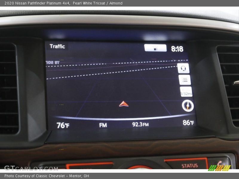 Pearl White Tricoat / Almond 2020 Nissan Pathfinder Platinum 4x4