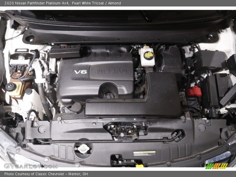 Pearl White Tricoat / Almond 2020 Nissan Pathfinder Platinum 4x4
