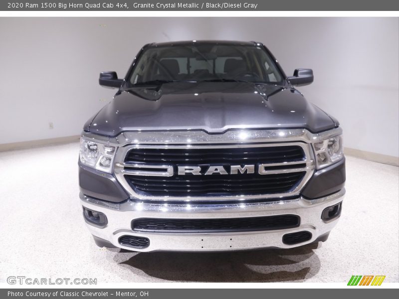 Granite Crystal Metallic / Black/Diesel Gray 2020 Ram 1500 Big Horn Quad Cab 4x4