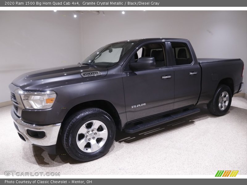 Granite Crystal Metallic / Black/Diesel Gray 2020 Ram 1500 Big Horn Quad Cab 4x4