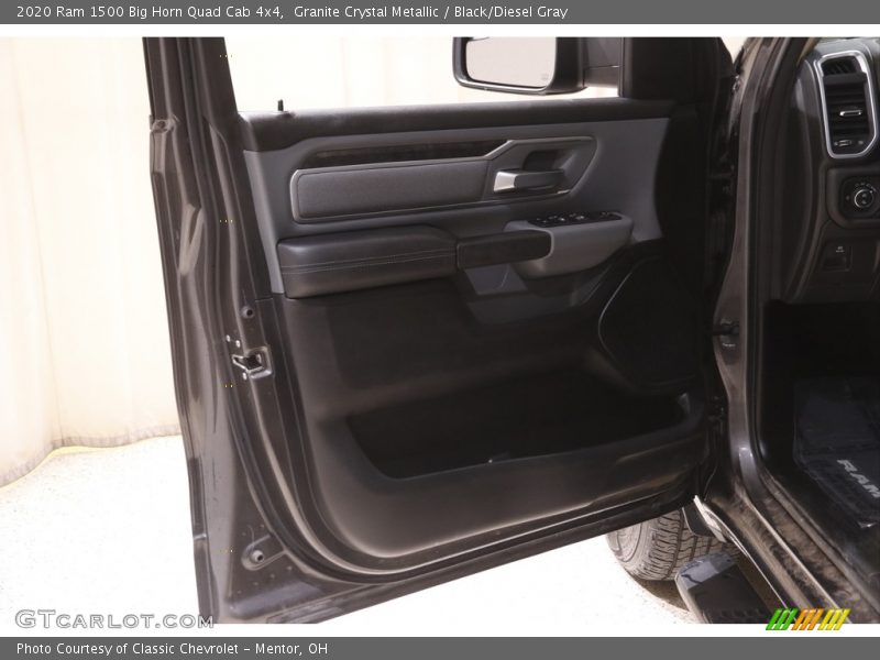 Granite Crystal Metallic / Black/Diesel Gray 2020 Ram 1500 Big Horn Quad Cab 4x4