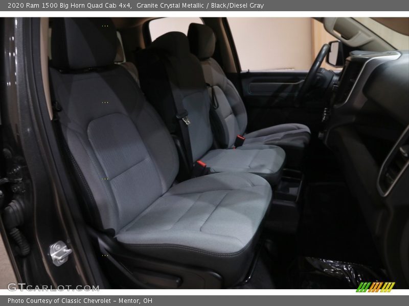 Granite Crystal Metallic / Black/Diesel Gray 2020 Ram 1500 Big Horn Quad Cab 4x4