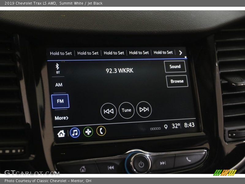 Summit White / Jet Black 2019 Chevrolet Trax LS AWD