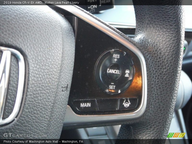 Molten Lava Pearl / Ivory 2019 Honda CR-V EX AWD
