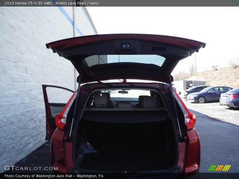 Molten Lava Pearl / Ivory 2019 Honda CR-V EX AWD