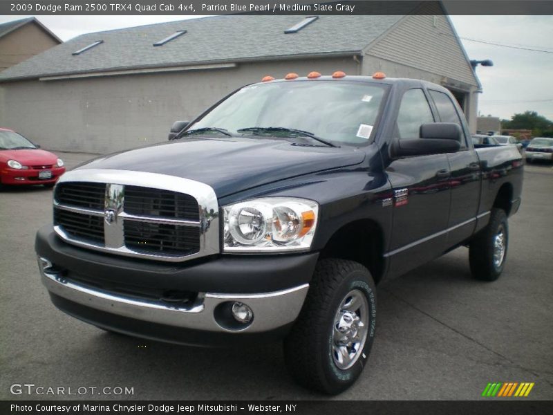 Patriot Blue Pearl / Medium Slate Gray 2009 Dodge Ram 2500 TRX4 Quad Cab 4x4