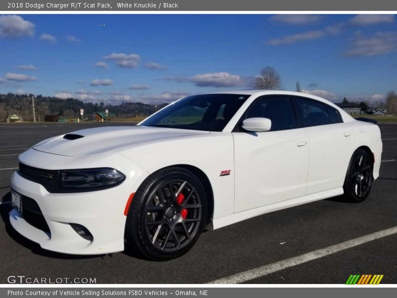 White Knuckle / Black 2018 Dodge Charger R/T Scat Pack