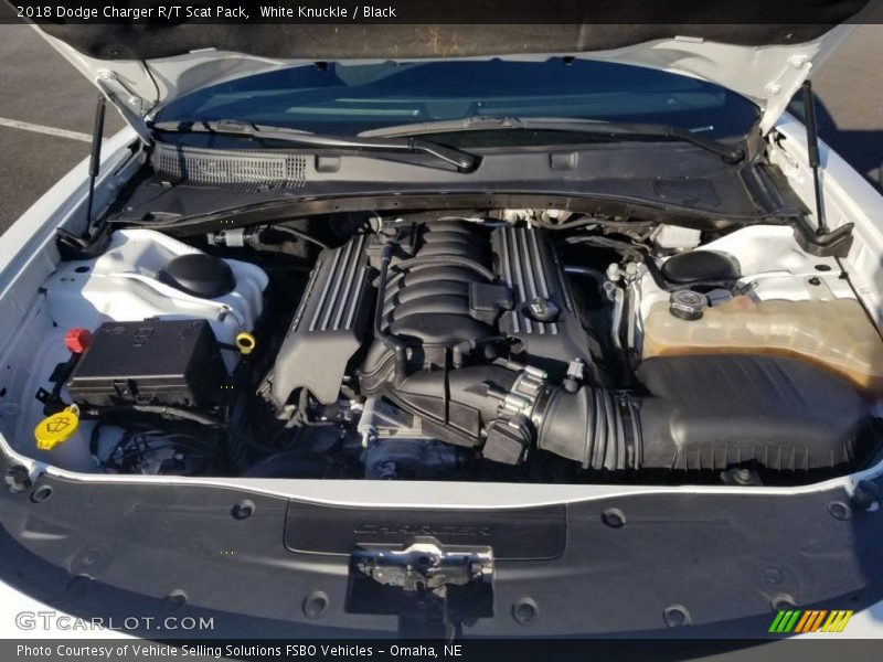 White Knuckle / Black 2018 Dodge Charger R/T Scat Pack