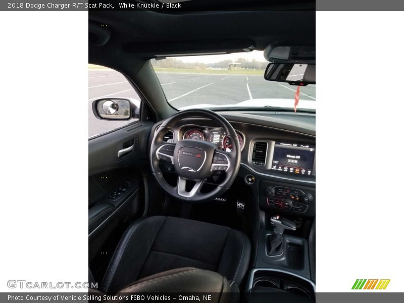 White Knuckle / Black 2018 Dodge Charger R/T Scat Pack