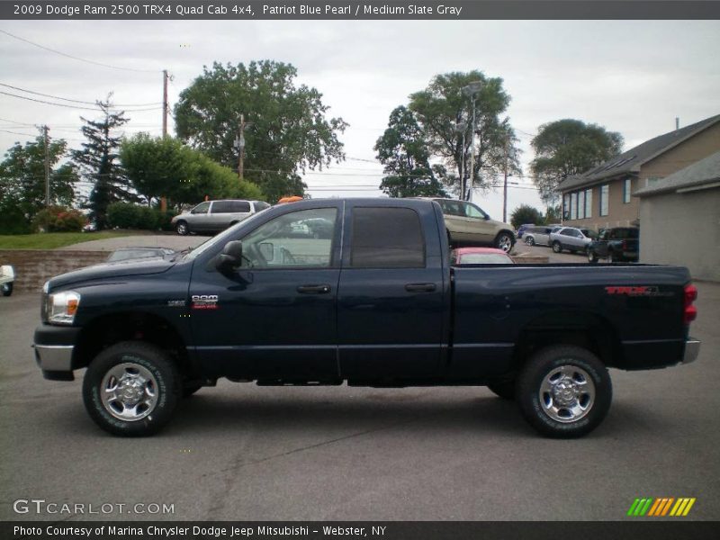 Patriot Blue Pearl / Medium Slate Gray 2009 Dodge Ram 2500 TRX4 Quad Cab 4x4