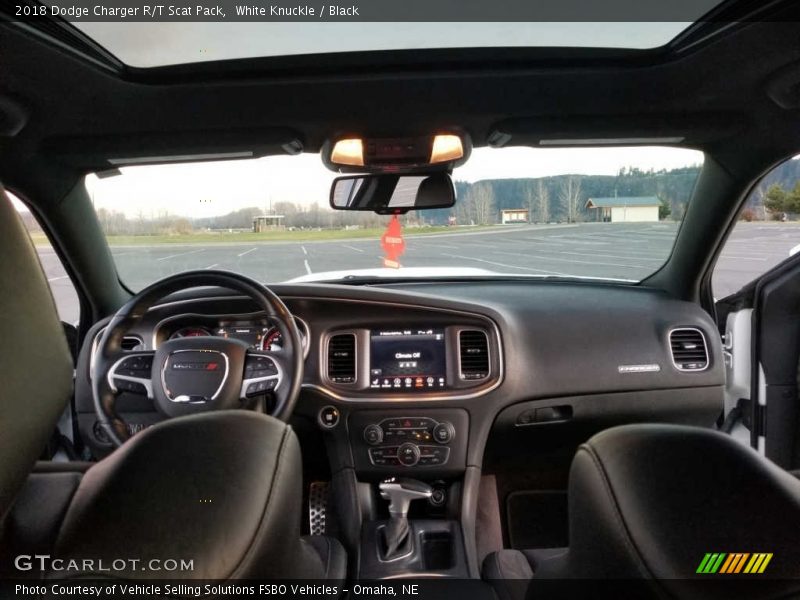 White Knuckle / Black 2018 Dodge Charger R/T Scat Pack