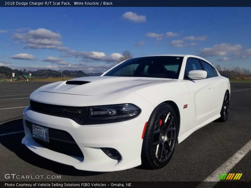 White Knuckle / Black 2018 Dodge Charger R/T Scat Pack