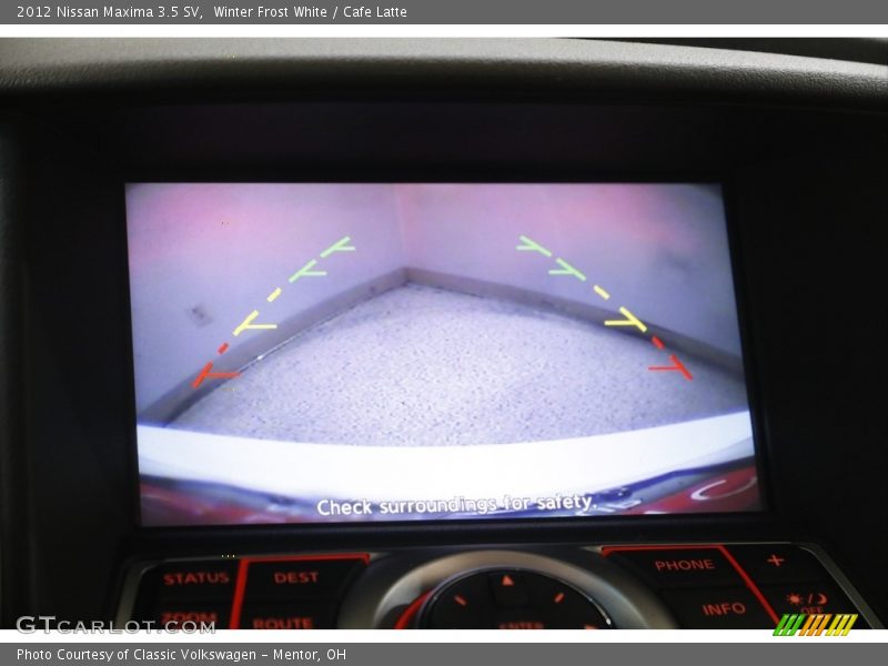 Winter Frost White / Cafe Latte 2012 Nissan Maxima 3.5 SV